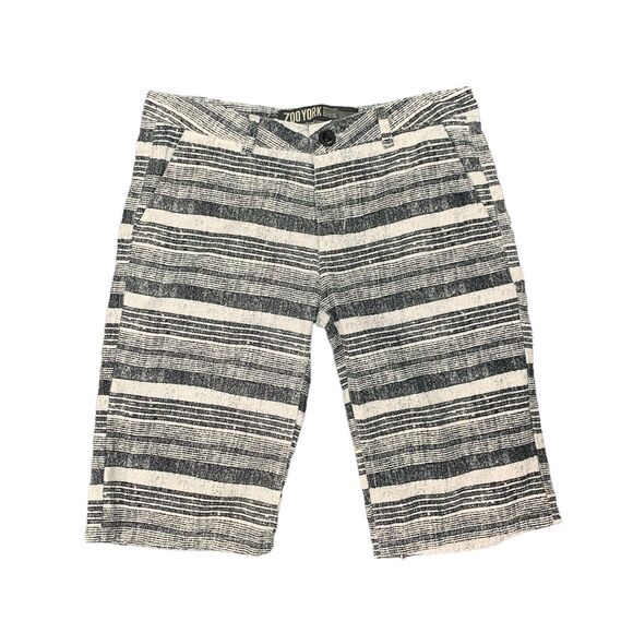 Zoo York Shorts Mens 30 Multi Striped Surplus Dept Bermuda Cotton Flat Front - Picture 1 of 10